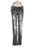 SNEAK PEEK Hearts Silver Gray Jeans Size 1 - photo 1