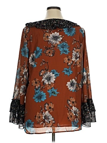 Suzanne Betro 3/4 Sleeve Blouse (view 2)