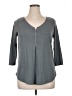 Green Envelope Gray 3/4 Sleeve Top Size XL - photo 1