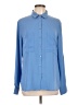 Guess Color Block Blue Long Sleeve Blouse Size L - photo 1