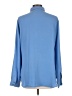 Guess Color Block Blue Long Sleeve Blouse Size L - photo 2