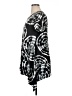 Dunia Graphic Black Short Sleeve Blouse Size XL - photo 5