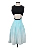 Prabal Gurung Color Block Blue Cocktail Dress Size S - photo 2