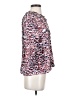Caslon 100% Rayon Animal Print Pink 3/4 Sleeve Blouse Size S - photo 4