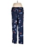 Jessica Simpson 100% Viscose Floral Blue Casual Pants Size M - photo 2