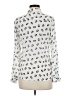 Freebird Animal Print Ivory Long Sleeve Blouse Size M - photo 2