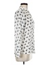 Freebird Animal Print Ivory Long Sleeve Blouse Size M - photo 4