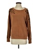 Billy T Animal Print Brown Pullover Sweater Size S - photo 1