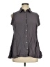Assorted Brands 100% Rayon Gray Sleeveless Button-Down Shirt Size XL - photo 1