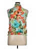 BCX 100% Polyester Orange Sleeveless Blouse Size XL - photo 2