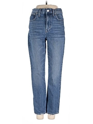 Madewell The High-Rise Slim Boyjean in Lavern Wash (view 1)