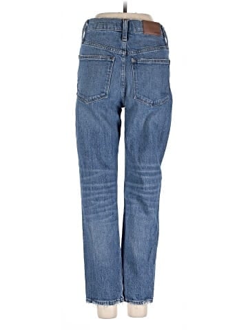 Madewell The High-Rise Slim Boyjean in Lavern Wash (view 2)