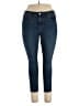 Denizen from Levi's Solid Blue Jeans Size 14 - photo 1