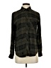 Rails 100% Rayon Plaid Green Long Sleeve Button-Down Shirt Size XS - photo 1