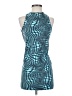 Motel Graphic Teal Cocktail Dress Size S - photo 1