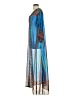 Venus 100% Polyester Blue Kimono Size S - photo 5