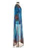 Venus 100% Polyester Blue Kimono Size S - photo 4