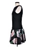 ERIN Erin Fetherston 100% Polyester Graphic Black Cocktail Dress Size 2 - photo 5