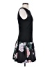 ERIN Erin Fetherston 100% Polyester Graphic Black Cocktail Dress Size 2 - photo 4