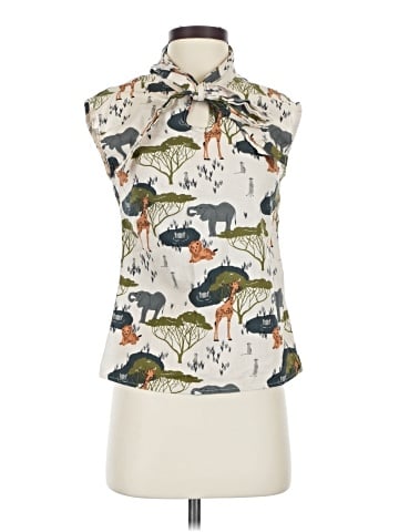Retrolicious Sleeveless Blouse (view 1)