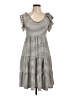 Max Studio Stripes Gray Casual Dress Size L - photo 1