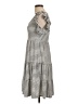 Max Studio Stripes Gray Casual Dress Size L - photo 5