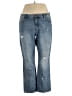 CAbi 100% Cotton Stars Blue Jeans Size 14 - photo 1