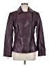 Hal Rubenstein 100% Leather Burgundy Leather Jacket Size M - photo 1