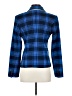 Merona Plaid Blue Blazer Size 4 - photo 2