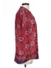 Kut from the Kloth 100% Polyester Paisley Red Long Sleeve Blouse Size L - photo 4