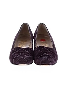Salvatore Ferragamo vintage velvet kitten heels (view 2)