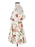 Shein 100% Polyester Floral White Casual Dress Size 4 - photo 5