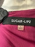 Sugar Lips Metallic Purple Long Sleeve Blouse Size L - photo 7