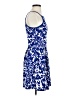 Soprano Print Blue Cocktail Dress Size XS - photo 4
