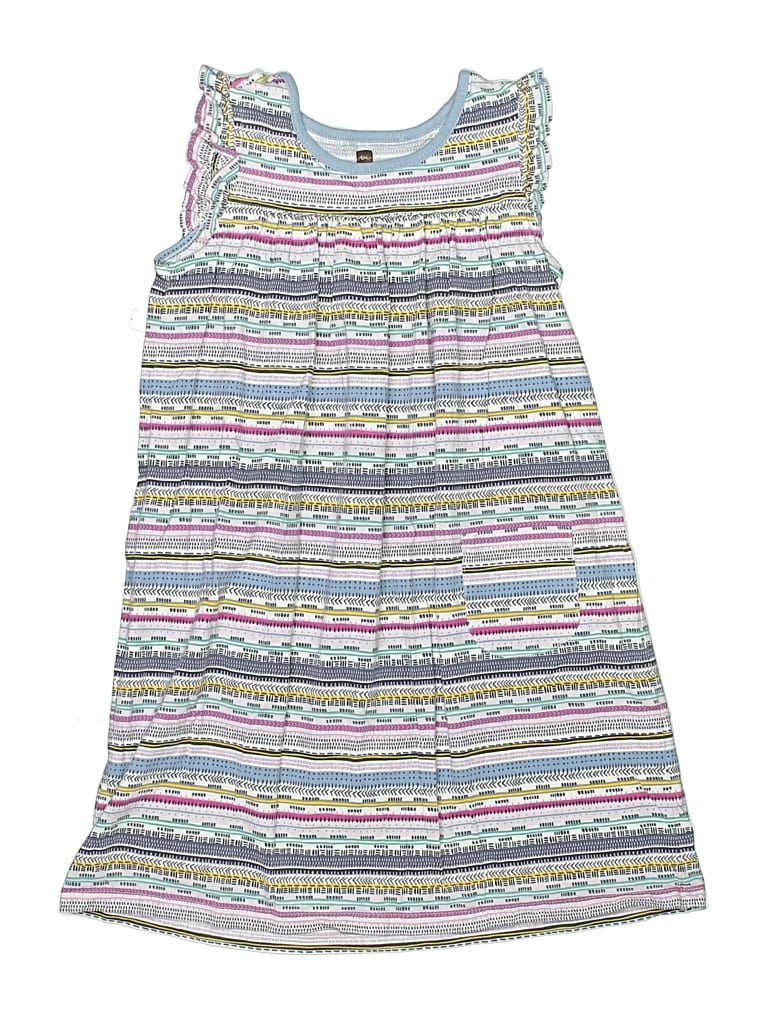 Pre-owned Tea Kids' Sleeveless Top Gray Halter Neckline Tops