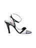 Marc Jacobs Color Block Silver Black Sandals Size 9 - photo 1