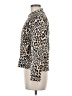 Topshop Animal Print Gold Jacket Size 6 - photo 5