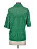 Zara 100% Acrylic Green Short Sleeve Blouse Size S - photo 2