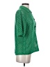 Zara 100% Acrylic Green Short Sleeve Blouse Size S - photo 4