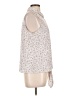 Adrianna Papell Ivory Sleeveless Blouse Size L - photo 4