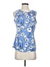 Ivanka Trump Blue Sleeveless Blouse Size S - photo 1