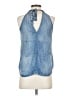 Cloth & Stone Blue Sleeveless Blouse Size XXS - photo 2