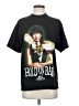 Assorted Brands Print Black Short Sleeve T-Shirt Size S - photo 1