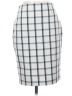 Express Checkered-gingham Gray Casual Skirt Size 2 - photo 1