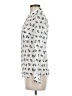 Freebird Animal Print Ivory Long Sleeve Blouse Size L - photo 5