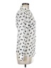 Freebird Animal Print Ivory Long Sleeve Blouse Size L - photo 4