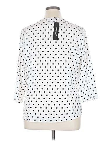 Allegra K 3/4 Sleeve Blouse (view 2)