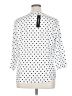 Allegra K 100% Polyester Polka Dots White 3/4 Sleeve Blouse Size XL - photo 2