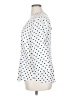 Allegra K 100% Polyester Polka Dots White 3/4 Sleeve Blouse Size XL - photo 5