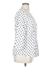 Allegra K 100% Polyester Polka Dots White 3/4 Sleeve Blouse Size XL - photo 4